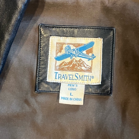 Men’s Zip Leather Coat! Like new! - Picture 3 of 3